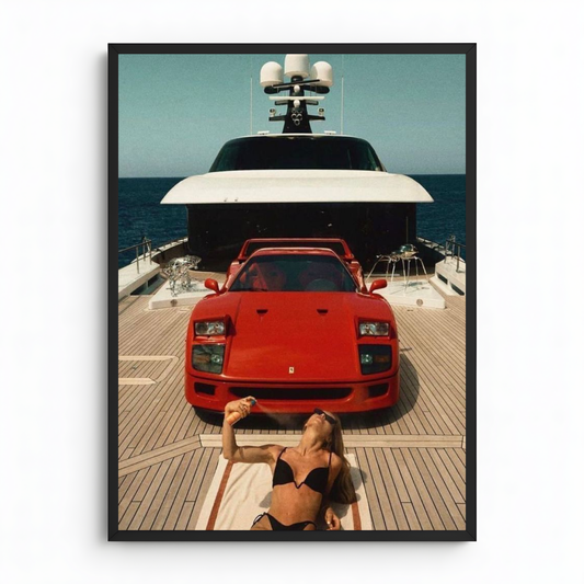 F40 in einer Yacht &amp; Chill
